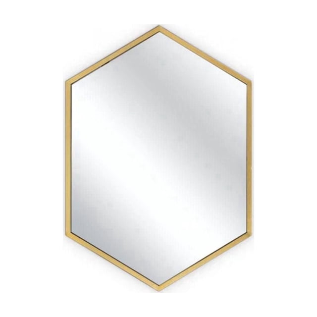 Marcellyn Mirror with metal gold frame
