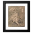thumbnail image 2 of Bertel Thorvaldsen 20x24 Black Modern Framed Museum Art Print Titled - Dante and Virgil on the Back of Geryon (Early 19th Century), 2 of 5
