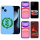 thumbnail image 2 of Funda de silicona negra para teléfono móvil Apple, carcasa con Bandera de Argelia para iPhone 12, 13 Mini, 11, 14, 15 Pro Max, 7, 8 Plus, X, XR, XS, SE, 2020, 2022, 2 of 5