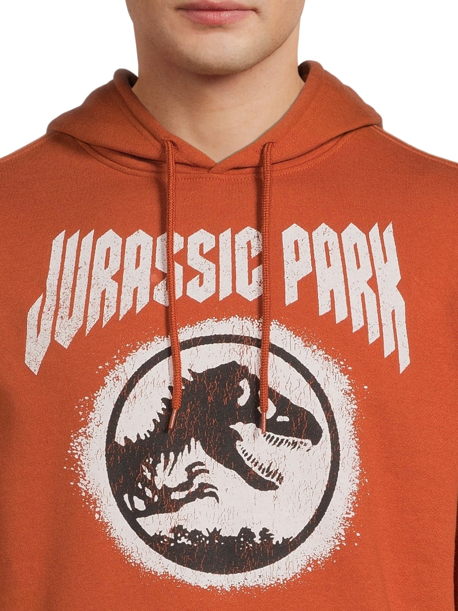 Jurassic Park Men's Rust Pullover Hoodie, Sizes S-3X
