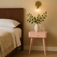 thumbnail image 2 of Meridian Furniture Rylan Pink Metal Night Stand, 2 of 6