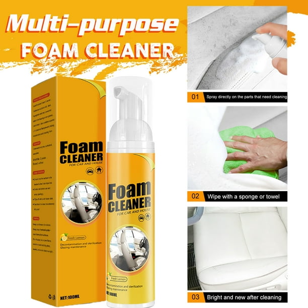 Multipurpose Foam Cleaner Spray - Foam Cleaner for Car and House
