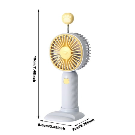 

Small Hanging Waist Fan Mini Lazy People Portable New Outdoor Hanging Neck Small Fan Large Wind Charging long office desk