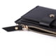 thumbnail image 3 of Cartera Cuero PU Con Tarjetero Multiranura Color Sólido A La para Mujer 3 Piezas (negro), 3 of 9