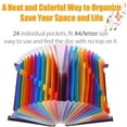 TRAHOOAccordian File Folder Organizer, Alphabetical Expanding Filing