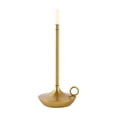 thumbnail image 3 of Aladdin Candlelight Table Lamp Rechargeable Warm Light Candle Lamp Dinner Atmosphere Table Lamp Gold, 3 of 5