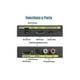 thumbnail image 2 of Audio Extractor, HDMI to HDMI Audio Fiber Optic and RCA (L/R) Stereo Analog Output Video Audio Splitter Converter, 2 of 5