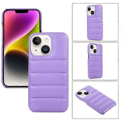 Pour iPhone 15 Veste en Duvet Coussin Gonflable Étui de Téléphone Antichoc