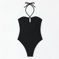 thumbnail image 6 of JIAYUE Women's One-Piece Swimsuit Halter Neck Fashion Sleeveless Backless Sexy Solid Color Comfortable For Beach Pool Stylish Female Swimwear, 6 of 6
