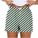 thumbnail image 2 of Puntoco Pantalones cortos de algodón para mujer, informales, de primavera y verano, cómodos, con cintura elástica, pantalones cortos con estampado de nueva moda para mujer, 2 of 5