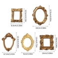 thumbnail image 5 of Small Retro Picture Frame,Ornate Picture Frame,Mini Photo Frame,Antique Wall Decors for Home Weddings Party Hotel, 5 of 19