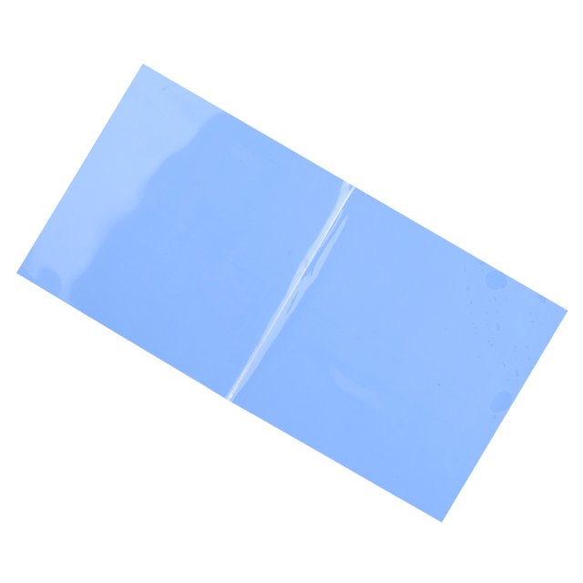 Almohadilla térmica para cpu de 100 x 100 x 1 mm, 2 unidadas de refrigeración de disipador térmico de silicona para cpu lider