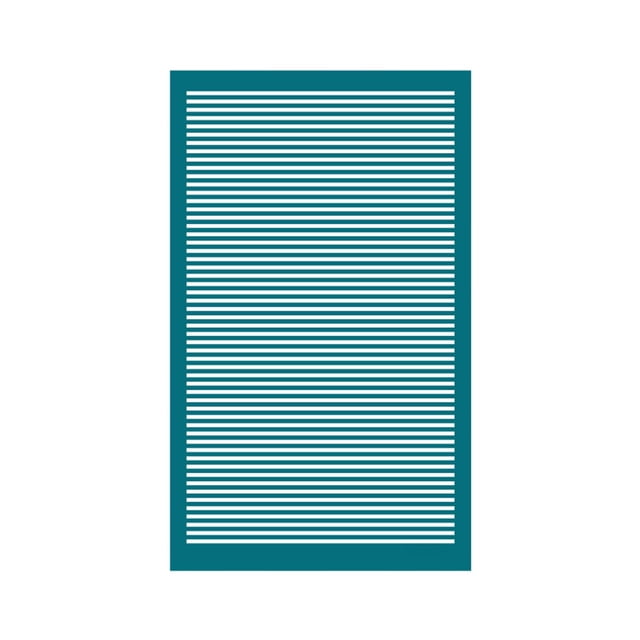 jifeng Reusable Screen Printing Polymer Clay Stencil 9cm X 15cm Texture Sheets Tool for Straight Line