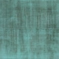 thumbnail image 1 of Ahgly Company Machine Washable Indoor Square Oriental Turquoise Blue Industrial Area Rugs, 6' Square, 1 of 4