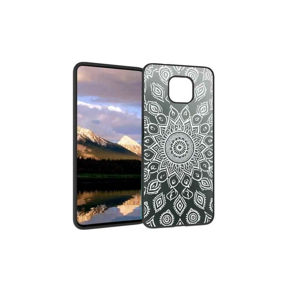 Compatible with Moto G Power 2021 Phone Case, Mandala-109 Case Men Women, Flexible Silicone Shockproof Case for Moto G Power 2021