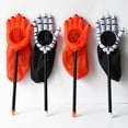 thumbnail image 3 of Inteprter Bolsa de calabaza para dulces, paquete de recuerdo, decoración en forma de Palma, paquete de Donut, bolsillo, bolsas de almacenamiento de Kits de decoración para fiestas Negro Inteprter HA068094-02, 3 of 6