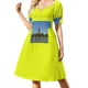 thumbnail image 2 of Vestido de manga corta Tide, ropa de fiesta, vestidos de noche para mujer, vestido femenino, 2 of 7