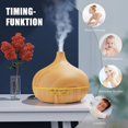 thumbnail image 4 of Difusor de aroma de 500 ml para aceites esenciales, humidificador ultrasónico con control remoto, difusor eléctrico con luz LED de 7 colores para dormitorio, sin agua Au, 4 of 5