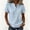 A Sky Blue, variant on Women's Linen Tops Peasant Blouses Cute Shirts Casual Cottagecore Summer T Shirt Loose Dressy Casual Blouses Lace Top Plus Size Tops Blouses for Women Trendy B Green Xxl