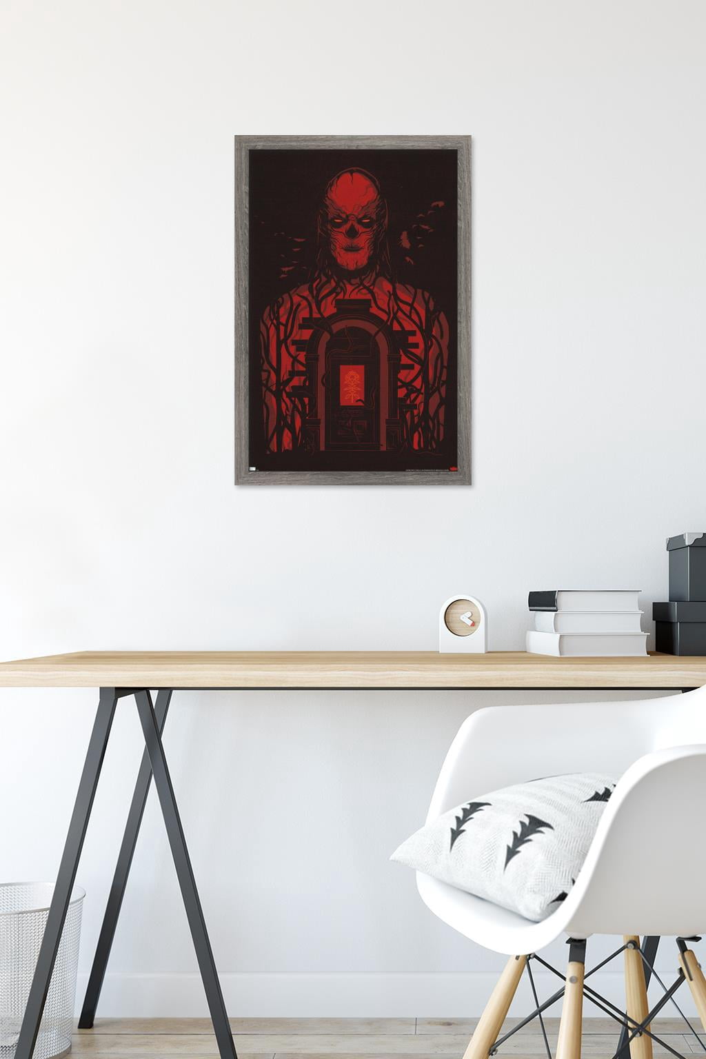 Netflix Stranger Things: Season 4 - Vecna Door Wall Poster, 14.725" x 22.375" Framed
