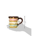 thumbnail image 1 of Boston Warehouse Mug, Donut Stack, 18oz Capacity, Hand Painted Ceramic, 1 of 2