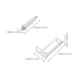 thumbnail image 2 of unbranded 2Pares De Hardware Para Puertas Corredizas Con Pivotes Metálicos Multifuncionales Para Closet, 2 of 8