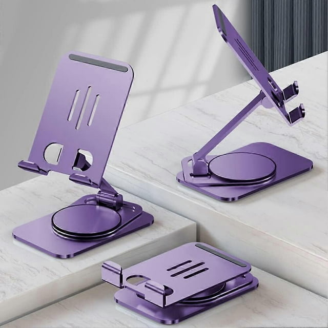 Foldable Cellphone Support, Travel Mobile Stand for Samsung Galaxy/, for iPhone 14/13/12/Pro Max and More, Smartphone Stand - Purple