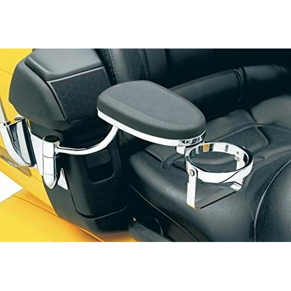 Kuryakyn 8991 Motorcycle Accessory: Swing-Out Padded Passenger Armrests wit