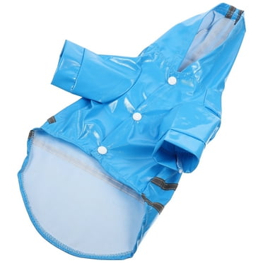 Rain Coat for Dogs Coats Medium Raincoat Puppy Small Reflective Jacket Clothing Hooded Waterproof Coated