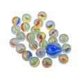 thumbnail image 4 of Fun Express 5/8" Multicolored Glass Marbles with Netted Storage Bag - 12 Sets, 4 of 4