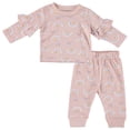 thumbnail image 1 of CHUANK Girl 3 PC French Terry Jogger Set  Sizes Newborn-24 Months, 1 of 2