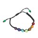 thumbnail image 2 of Pulsera de cuentas coloridas para Yoga, pulsera trenzada de meditación exquisita ajustable a la moda para hombres y mujeres, 2 of 8