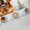 thumbnail image 4 of Homewish Kawaii Golden Retriever Black Out Curtains,Pet Lovers Curtains Pack of 2 (42x63 Each),Gold Christmas Snowflake Bedroom Curtains For Girls Boys,Luxury Bedroom Decor, 4 of 6