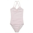 thumbnail image 5 of YONGHS Kids Girls Spaghetti Strap Criss Cross Ballet Dance Leotard Gymnastic Bodysuit 3-12, 5 of 6