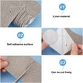 thumbnail image 4 of MesaSe Self-Adhesive Fabric Patch 3x118 Inch Inside Outside Repair Patches Couch Patch Repair Fabric DIY Large Linen Patches, 4 of 9