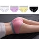 thumbnail image 2 of Qarigey 5 piezas de ropa interior de cintura alta para mujer, bragas simples de algodón, cintura elástica, calzoncillos Push Up, calzoncillos Type2 NO2, 2 of 6