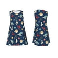 thumbnail image 7 of KLL Sea Creatures Pattern Womens Summer Dresses 2025,Loose Round Neck Sleeveless Sundresses Tank Dresses with Pockets, 7 of 7