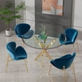 thumbnail image 1 of Heavenly Collection Star Dining Table with Tempered Glass 48", 1 of 6