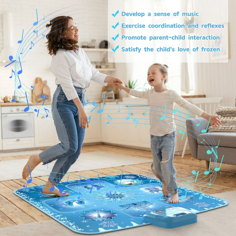 PERRYHOME Dance Mat - Frozen Toys for Girls Electronic Dance Pad