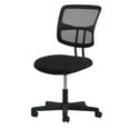OFM Essentials Collection Swivel Mesh Back Armless Task Chair, in Black