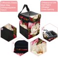 thumbnail image 2 of Peony Foldable Car Trash Can with Lid, Leak-Proof, Hanging Storage Bag - Car Garbage Can, Mini Trash Can, 2 of 6