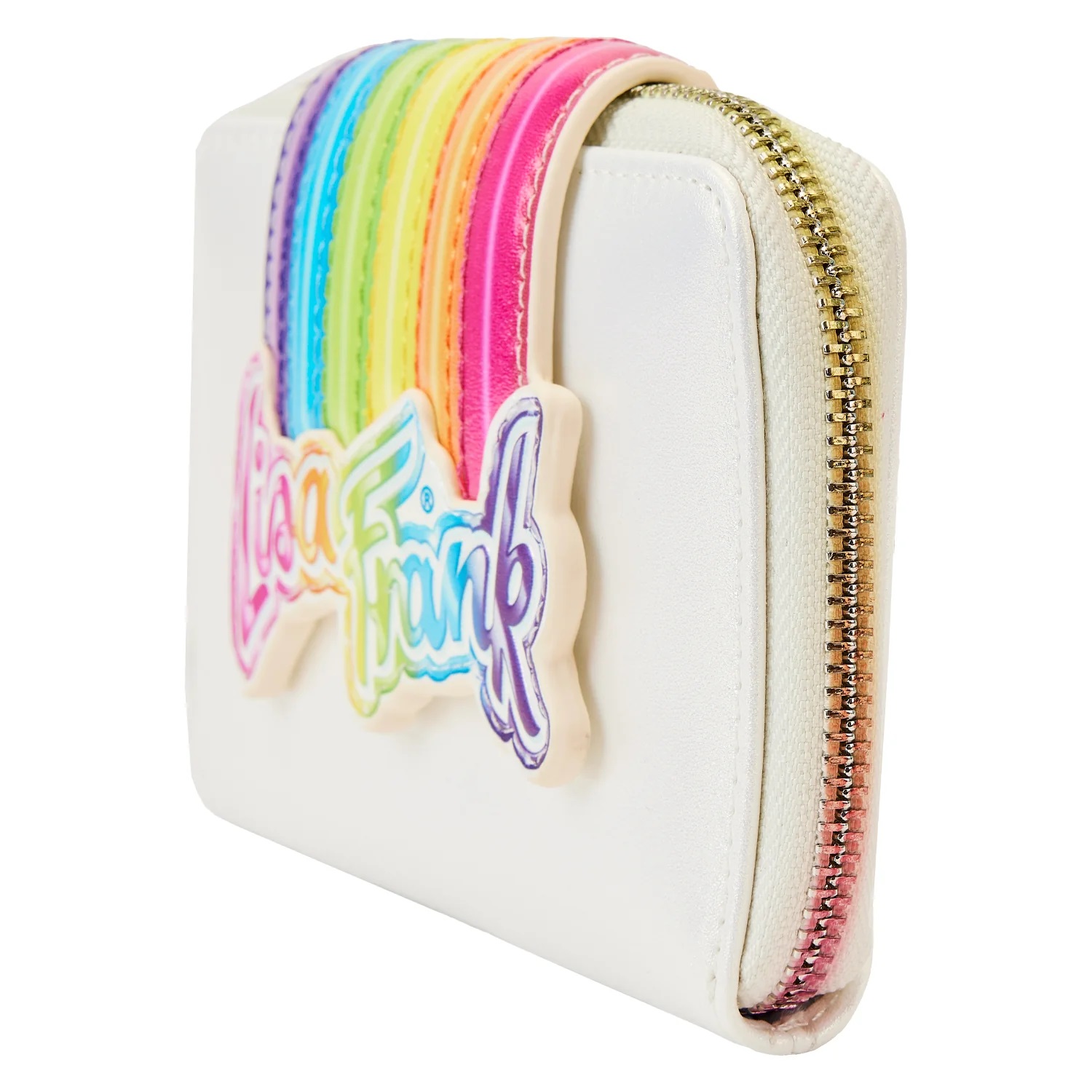 Loungefly Lisa Frank Rainbow Logo Zip Around Wallet - Walmart.com