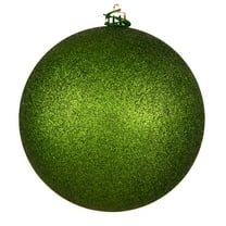 Vickerman 2.75" Juniper Green Glitter Ball Ornament, 12 per Bag