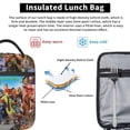 thumbnail image 5 of Zootopia Insulated Lunch Bag Cartoon Backpack, Reusable Thermal Cooler Tote for School Picnic Travel, Water Resistant Zipper Lunch Box Carry Bag Large Capacity Reusable Cooler Bag 11488-A23, 5 of 6
