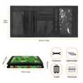 thumbnail image 6 of FUIALDOLG St. Patrick's Teen Trifold Wallet Featuring Ladybug Clover Rainbow, Waterproof Polyester Wallet for Outdoor Sports, 6 of 6