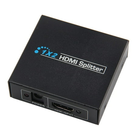 S-video Distribution Amp - 1 inx2 Out HDMI Distribution Amplifier Amp Distributor Splitter 3D HD 1080p