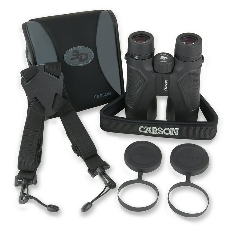 Carson TD 050ED 3D Series 10x 50 mm High Definition Waterproof Full Sized Binoculars with ED Glass