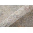 thumbnail image 3 of HomeRoots 566215 2 x 3 ft. Floral Hand Woven Distressed Rectangle Area Rug with Fringe, Ivory, Tan & Blue, 3 of 10