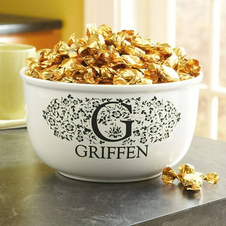 Personalized Popcorn Bowl, Multiple Colors