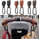 thumbnail image 2 of Gancho para cochecito de bebé de cuero Pu, organizador giratorio de 360 ​​grados, accesorios para cochecito, 1/2 Uds., 2 of 5